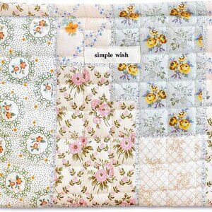 Cotton Floral Makeup Bag for Women and Girls